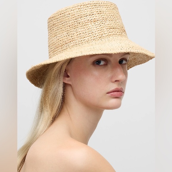 J. Crew Accessories - J crew - Raffia bucket hat